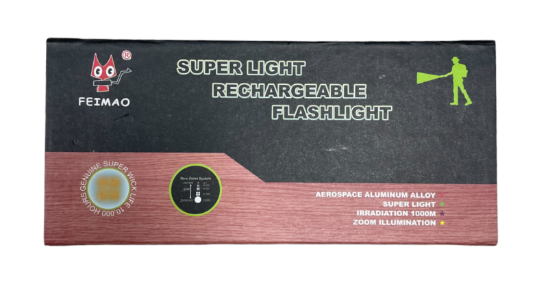Επαναφορτιζόμενος φακός LED - 510 - 182677