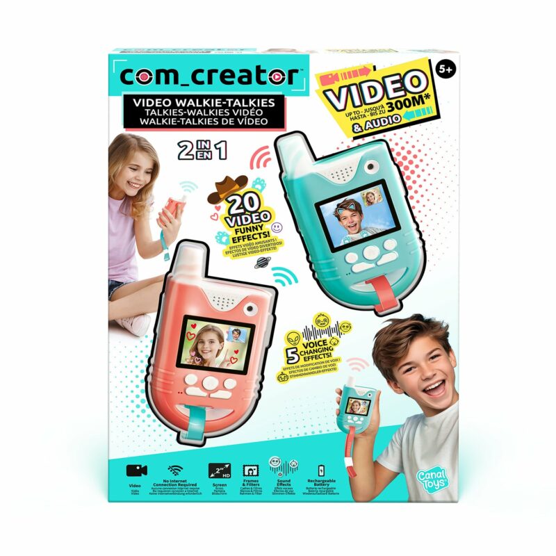 Com Creator Σετ 2 Walkie – Talkie με Video Creator Για 6+ Χρονών 6008551