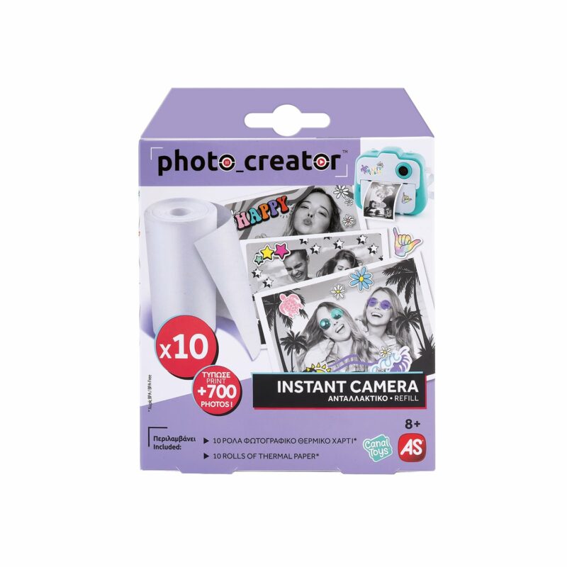 10 Ρολά Φωτογραφικό Χαρτί Photo Creator Instant Camera 5683531