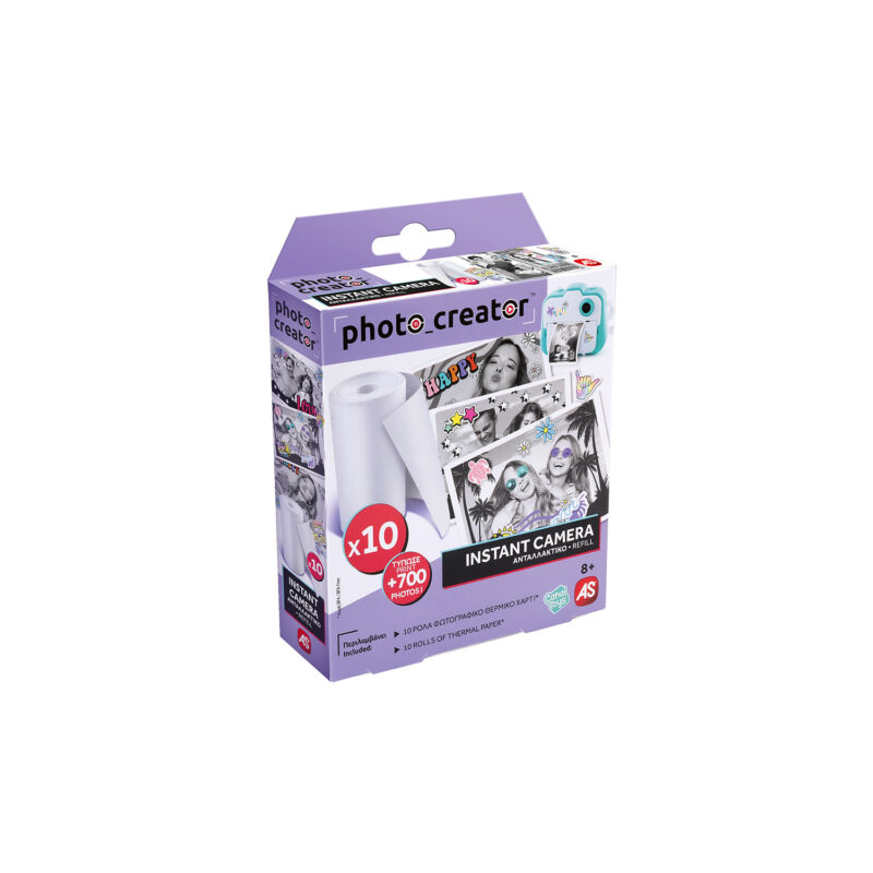 10 Ρολά Φωτογραφικό Χαρτί Photo Creator Instant Camera 5683532