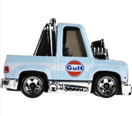 HOT WHEELS THEMED AUTO TOONED GULF – 83 CHEVY SILVERADO- JCB64 194735267538 4723324