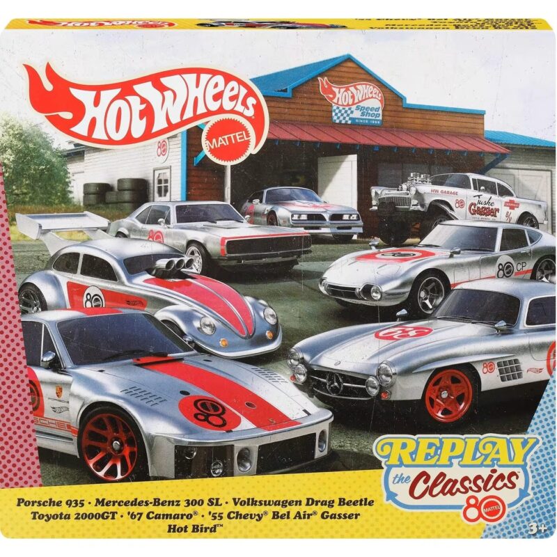 HOT WHEELS SILVER SERIES – 80TH ANNV – ΣΕΤ ΤΩΝ 7 – JHF01 194735329717 4724398