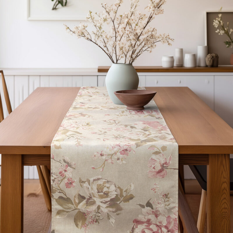 Beauty Home ΡΑΝΝΕΡ ΚΛΑΣΙΚΟ ΦΛΟΡΑΛ ΜΠΕΖ 4120909