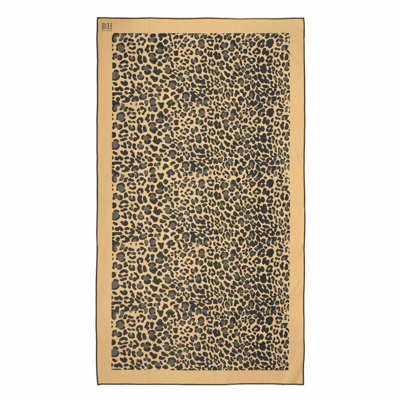 Beauty Home Πετσέτα θαλάσσης διπλής όψης Microfiber Art 2250 90×160 Μπεζ 5764674