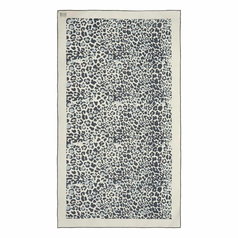 Beauty Home Πετσέτα θαλάσσης διπλής όψης Microfiber Art 2252 90×160 Γκρι 5764682