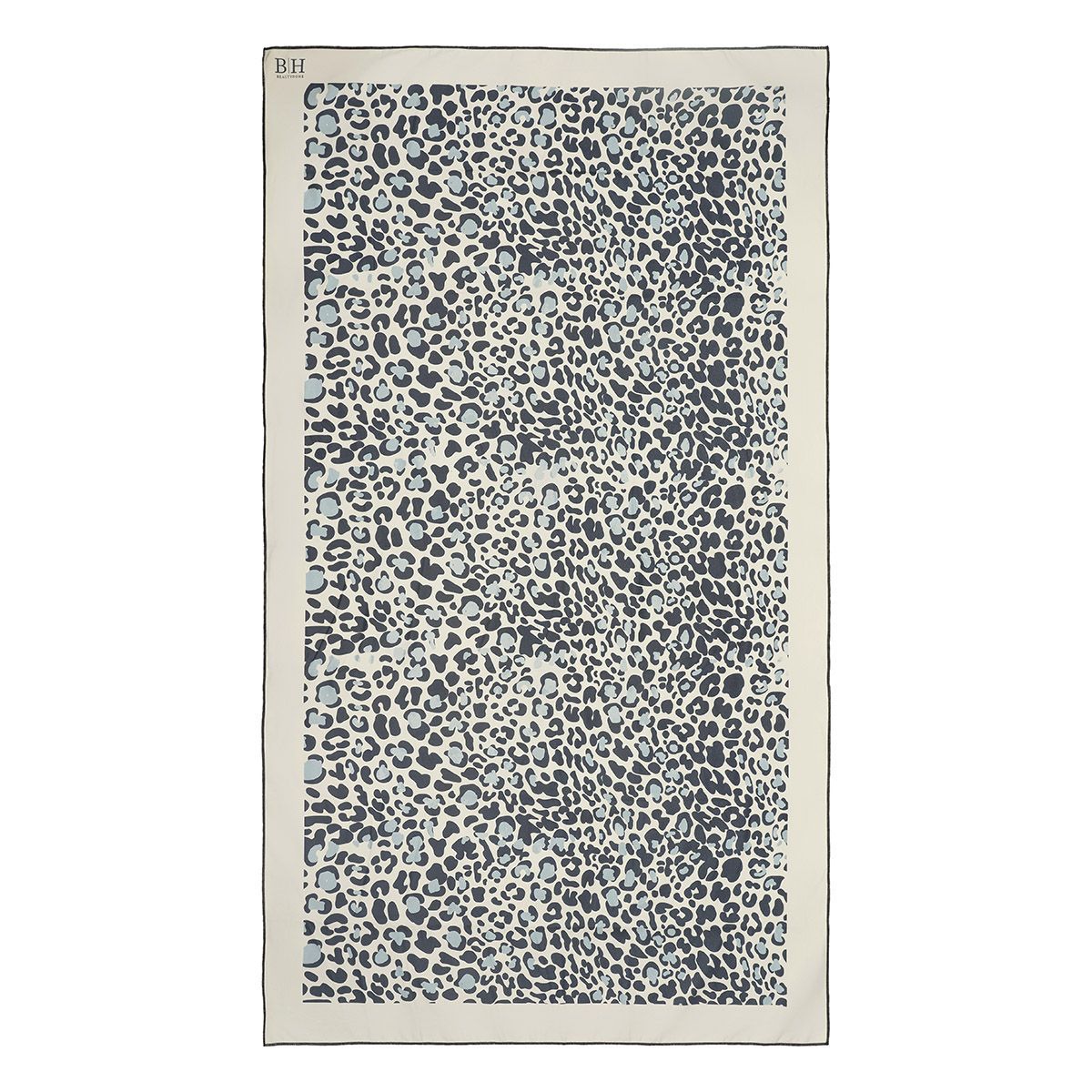 Beauty Home Πετσέτα θαλάσσης διπλής όψης Microfiber Art 2252 90x160 Γκρι