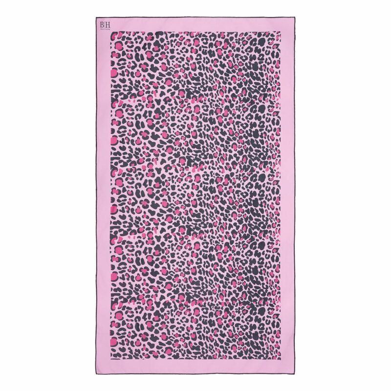 Beauty Home Πετσέτα θαλάσσης διπλής όψης Microfiber Art 2253 90×160 Ροζ 5764686