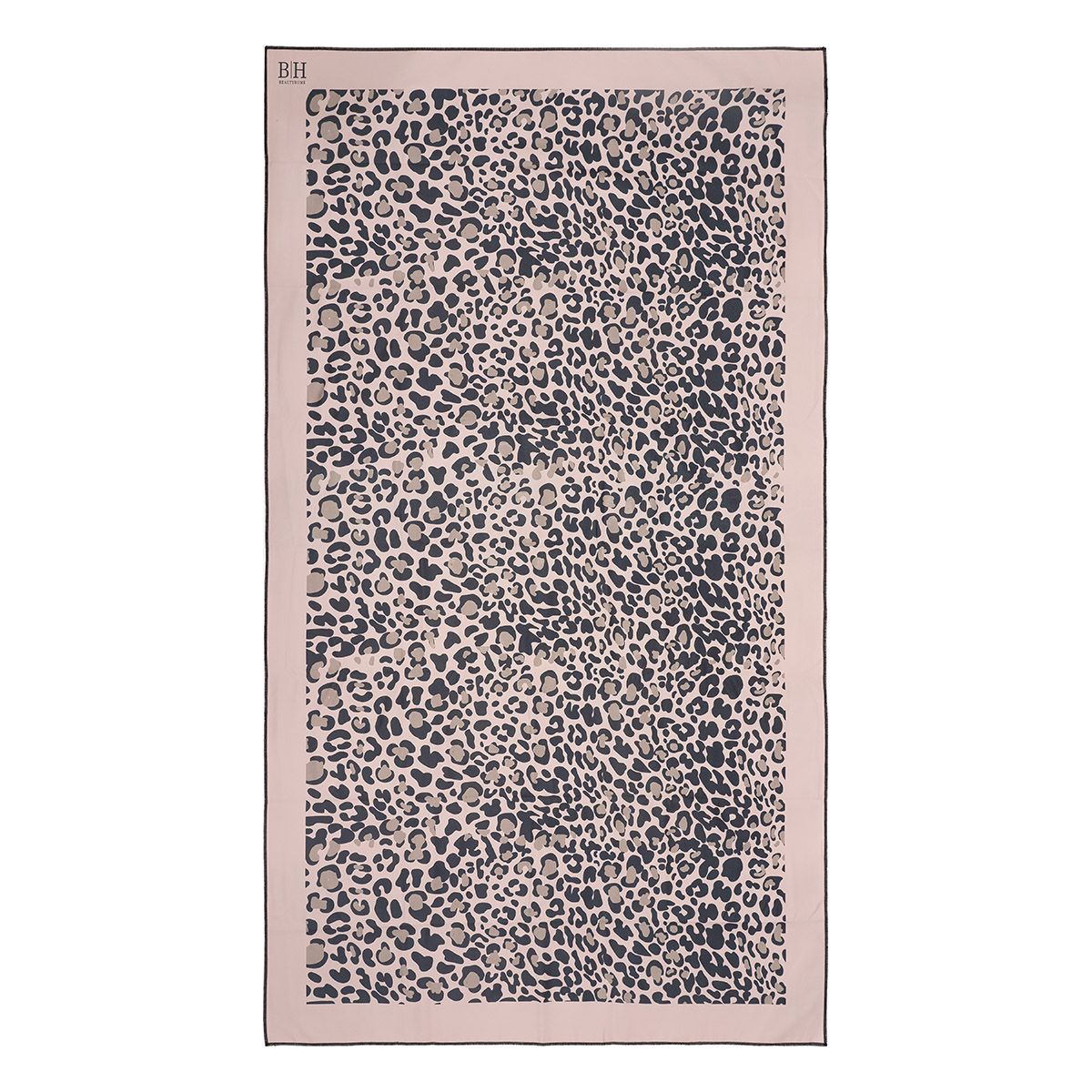 Beauty Home Πετσέτα θαλάσσης διπλής όψης Microfiber Art 2254 90x160 Άμμου