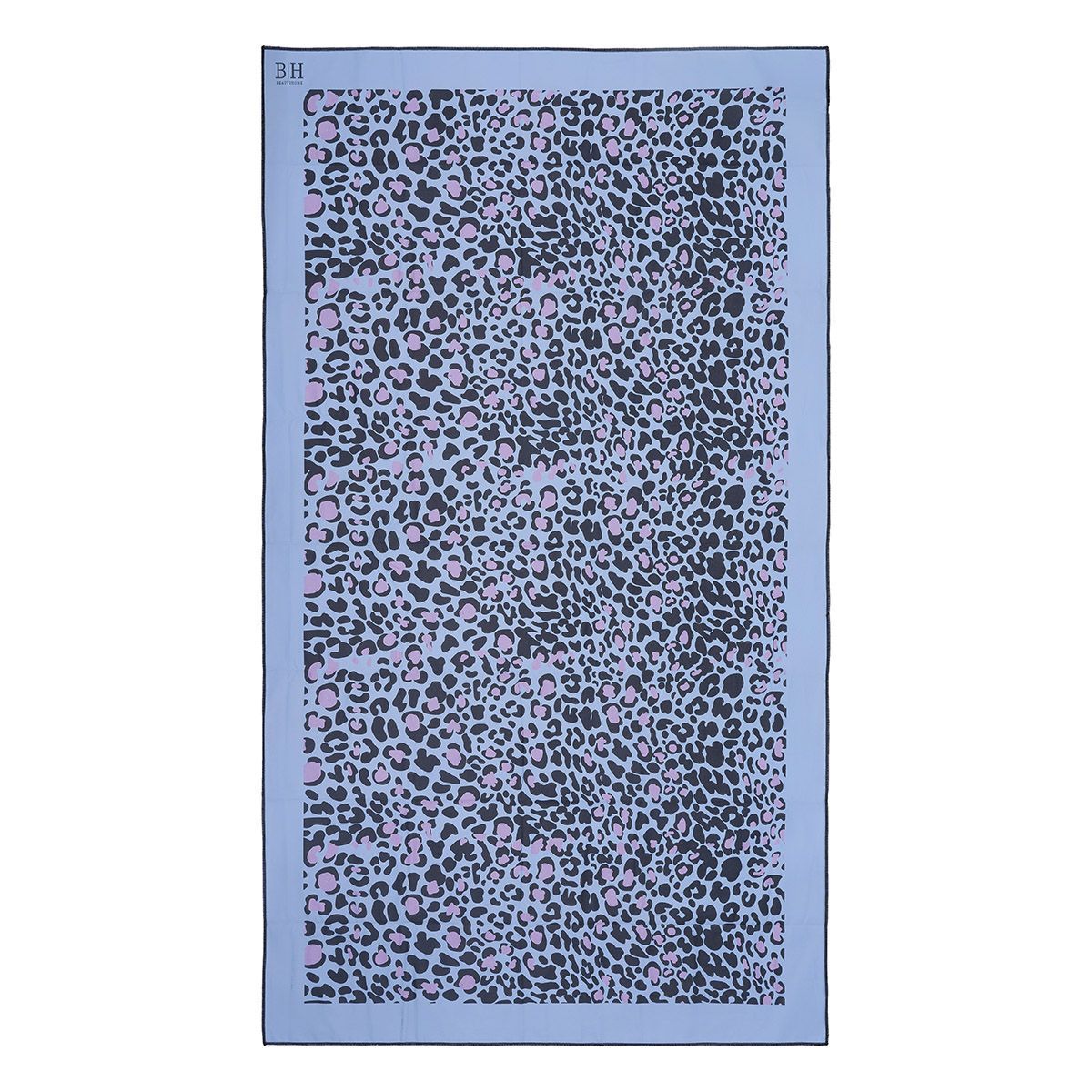Beauty Home Πετσέτα θαλάσσης διπλής όψης Microfiber Art 2255 90x160 Λιλά