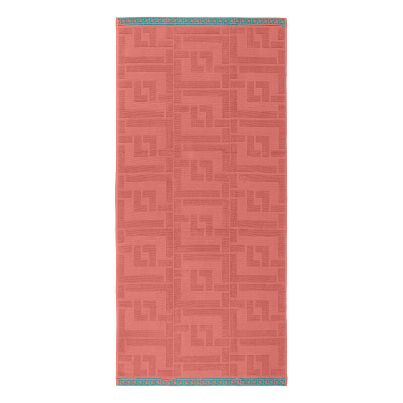 Beauty Home Πετσέτα θαλάσσης Ζακάρ Art 2311 80×180 Κοραλί 5770336