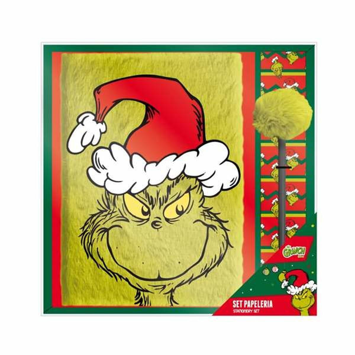 Σετ Δώρου Είδη Γραφής Grinch Σημειωματάριο με στυλό