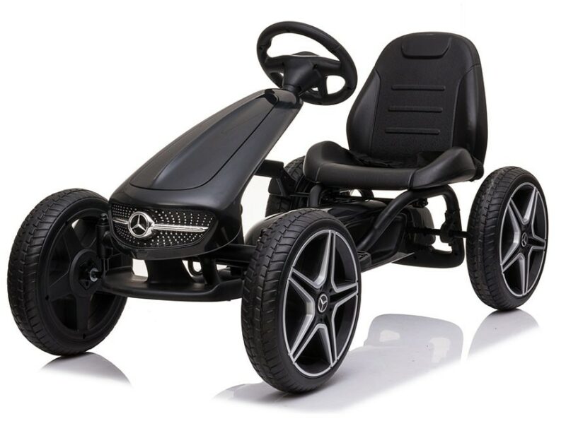 Aυτοκινητάκι Παιδικό με Πετάλια Go Kart XMX610 Mercedes-Benz Eva Wheels Moni Black 3800146230586