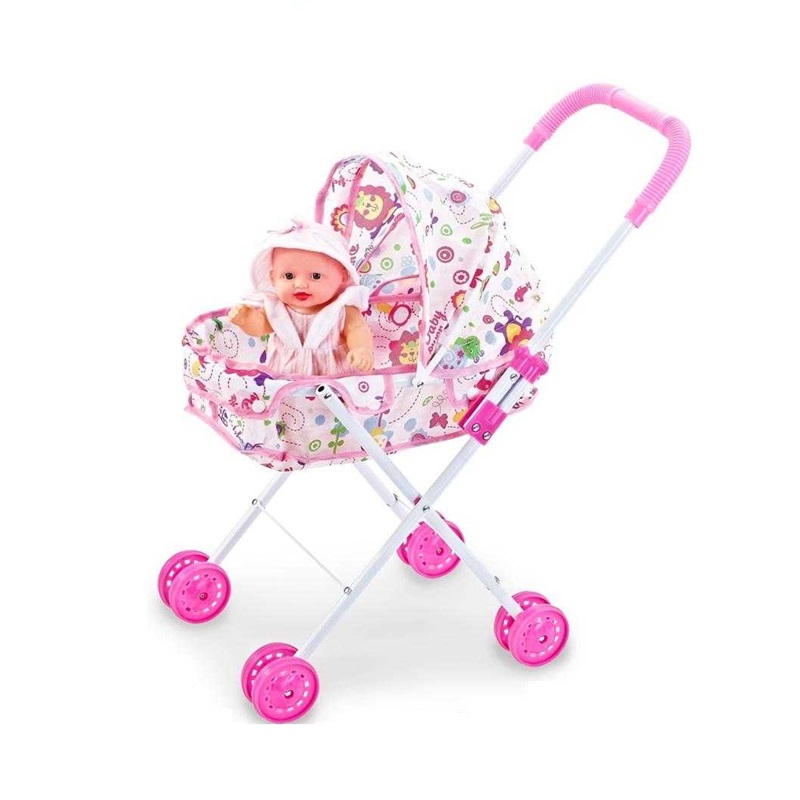 Παιδικό καροτσάκι μωρού με κούκλα – 6616F-3 - 307124