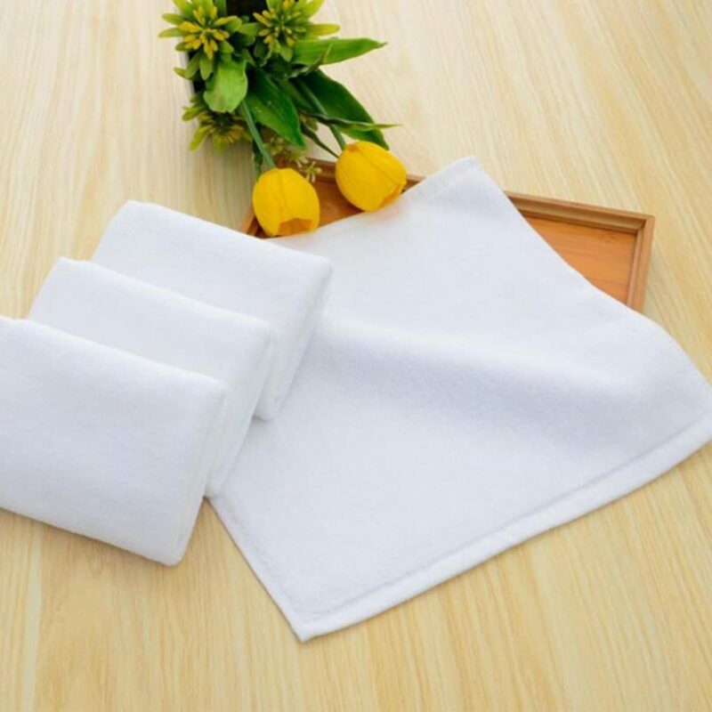 Πετσέτα Χεριών Λαβέτα 30×30 Λευκή 450γρ. 100% cotton Πεννιέ 3442755