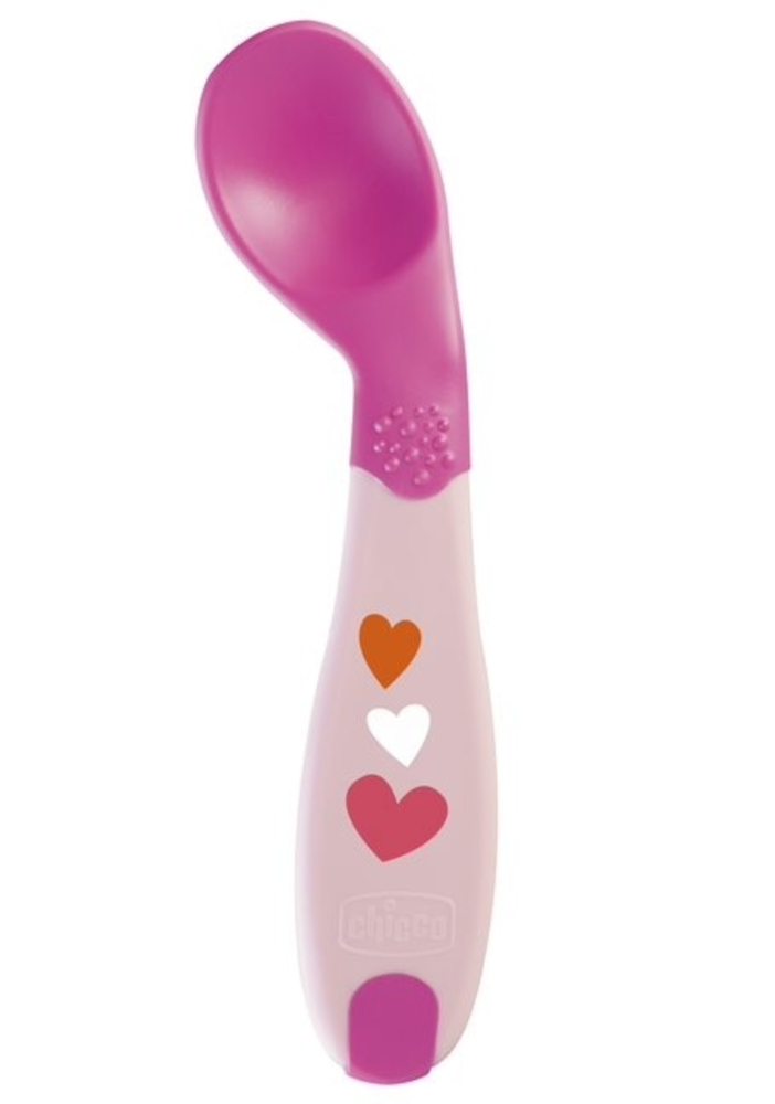 Κουταλάκι 8m+ First Spoon Chicco Pink 111084