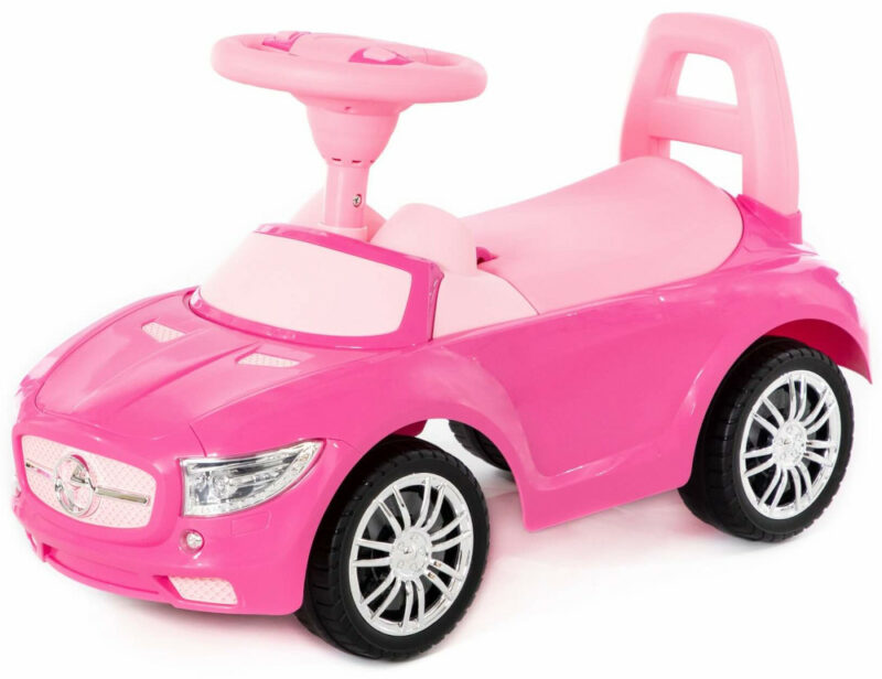 Αυτοκινητάκι Περπατούρα Polesie Ride on Super Car 1 Pink 84477