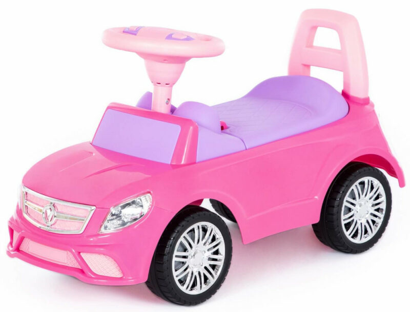 Αυτοκινητάκι Περπατούρα Polesie Ride on Super Car 3M Pink 84491