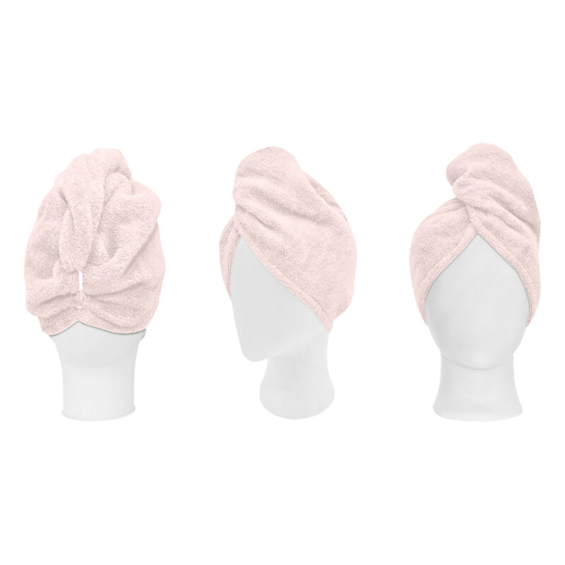 Πετσέτα μαλλιών Turban Art 3410 Ροζ Beauty Home