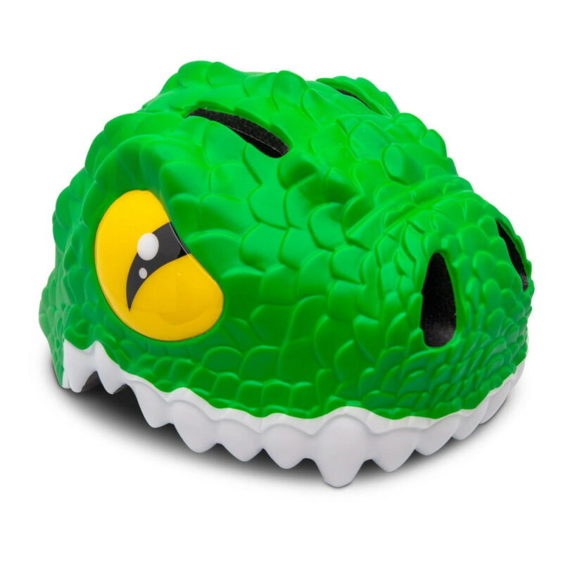 Κράνος με Led 49-55cm Crazy Safety Crocodile Green NSH-100201-04-01
