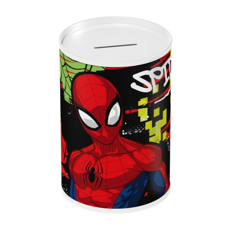Κουμπαράς Μεταλλικός 10x15cm Spiderman Διακάκης 000508381