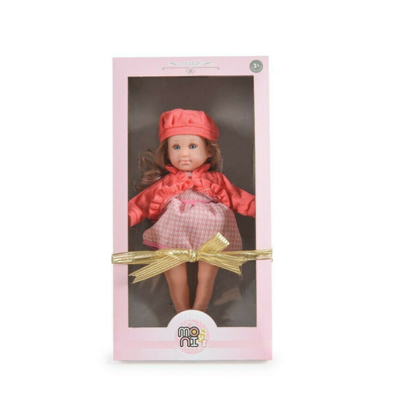 Κούκλα 46cm Moni Doll Orange Dress  99820