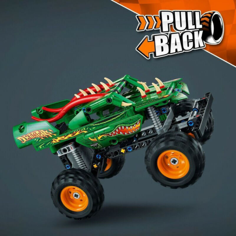 Τουβλάκια Οχήματα 2σε1 Monster Jam Dragon Lego Technic 42149