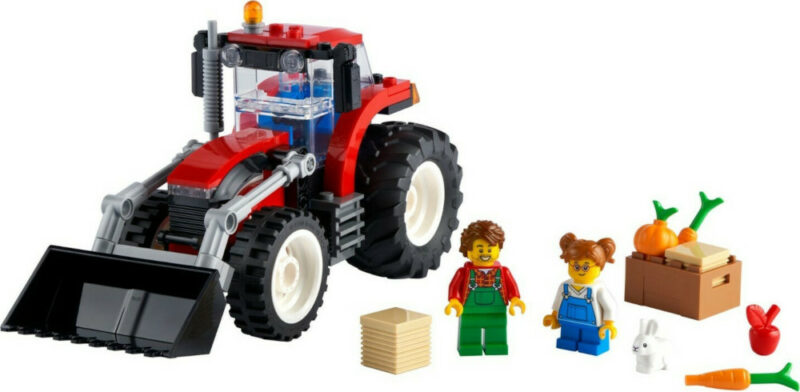 Τουβλάκια Τρακτέρ Tractor Lego City 60287