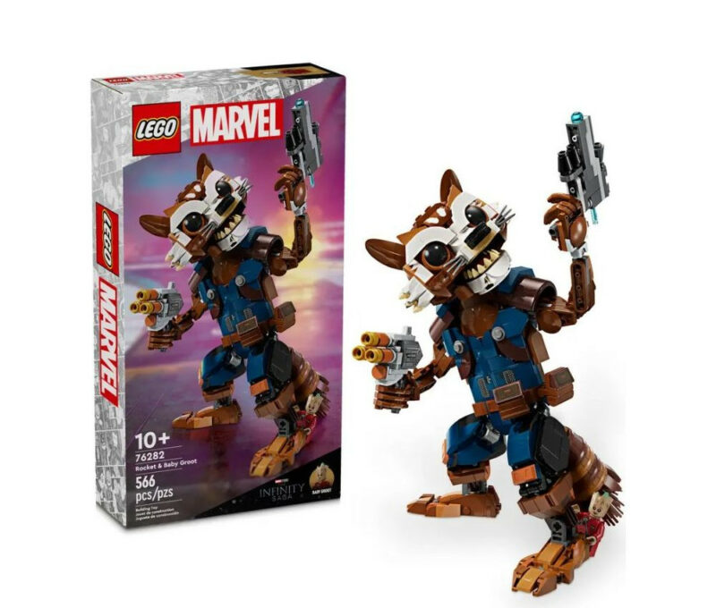 Τουβλάκια Super Heroes Rocket And Baby Groot Lego Marvel 76282