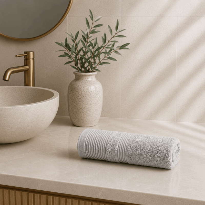 Πετσέτα Χεριών 30×50 Light Grey 5444263