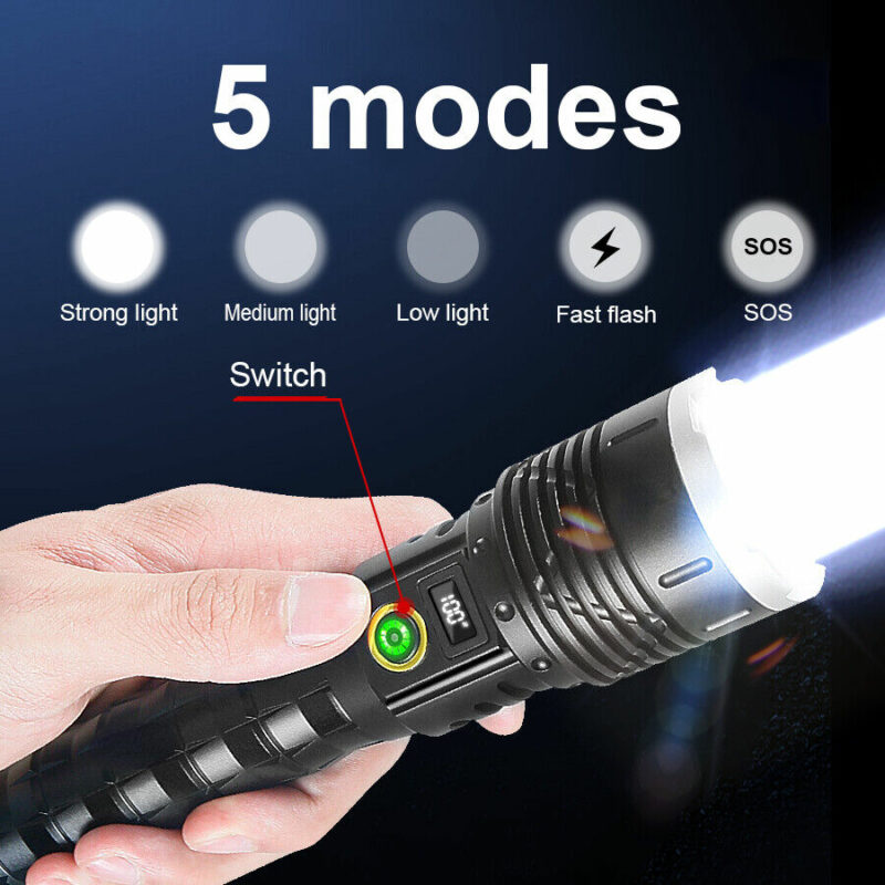 Επαναφορτιζόμενος φακός LED - FA-A59-30W - 460008