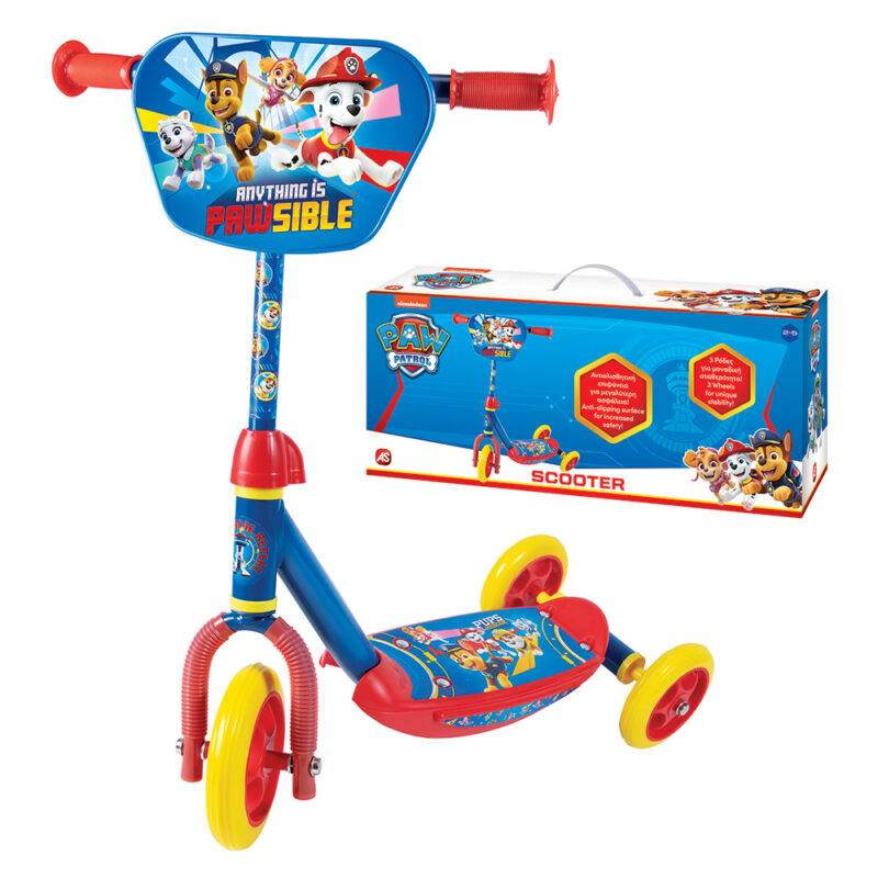 AS Wheels Παιδικό Scooter Paw Patrol Για 2-5 Χρονών