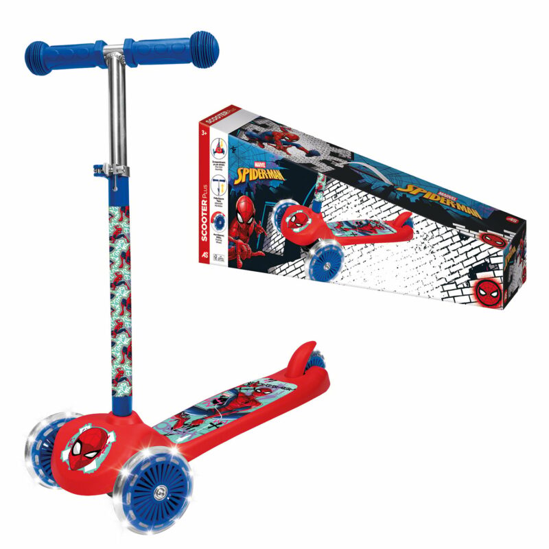 AS Scooter Plus Spider-Man με Φωτιζόμενες Ρόδες για 3+ Ετών 5940739