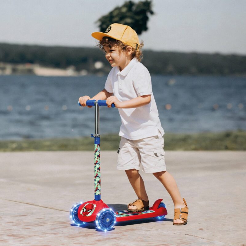 AS Scooter Plus Spider-Man με Φωτιζόμενες Ρόδες για 3+ Ετών 5940741