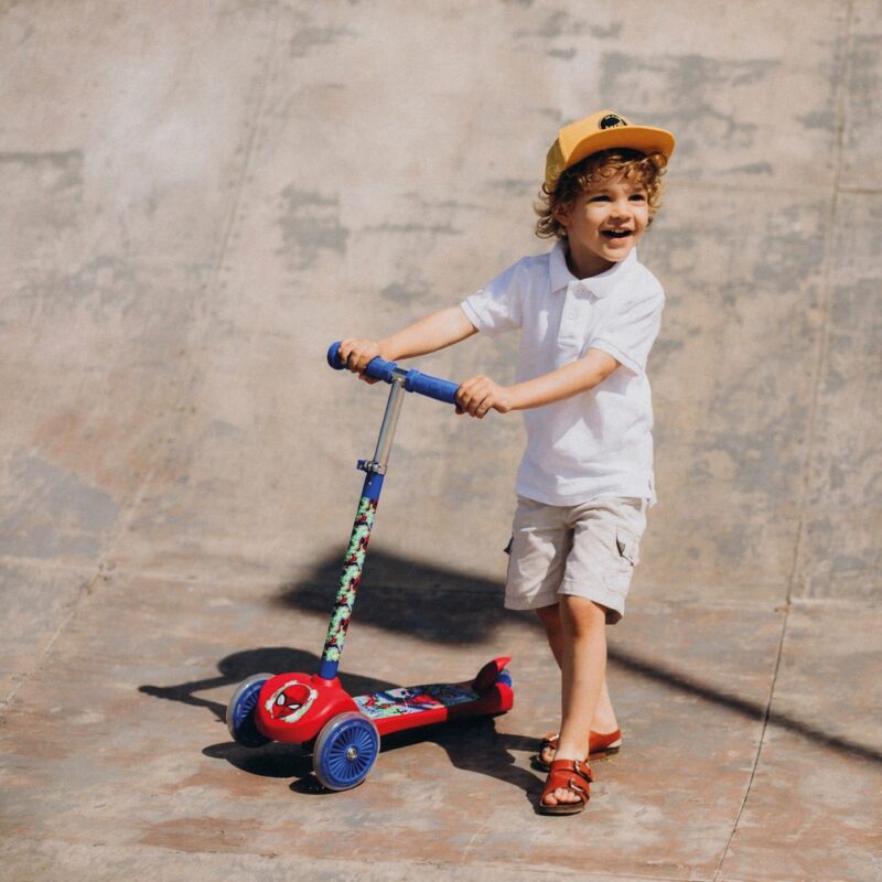 AS Scooter Plus Spider-Man με Φωτιζόμενες Ρόδες για 3+ Ετών 5940742
