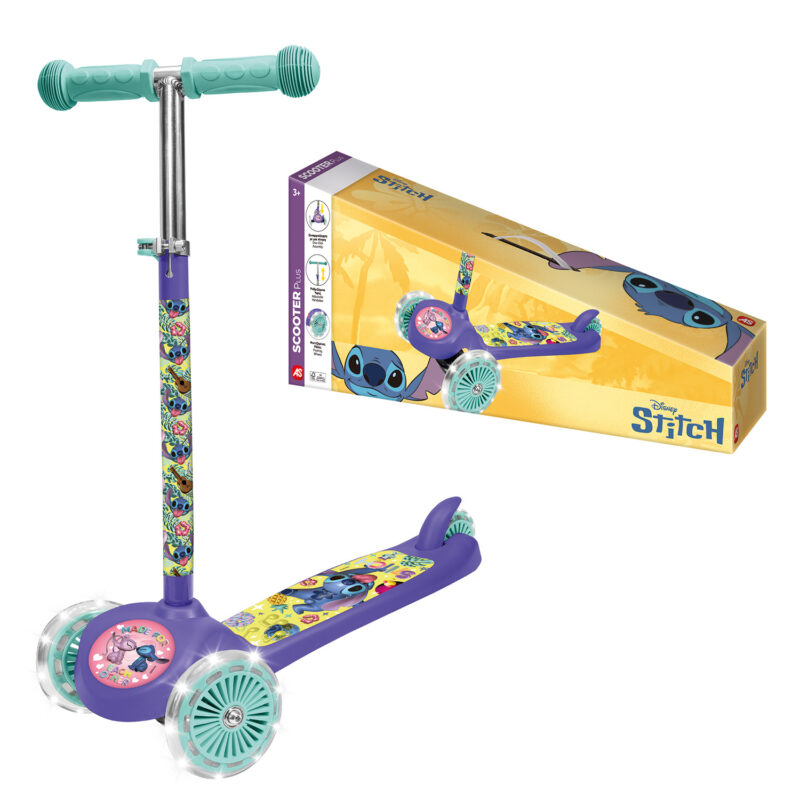 AS Scooter Plus Stitch με Φωτιζόμενες Ρόδες Για 3+ Ετών 5224671