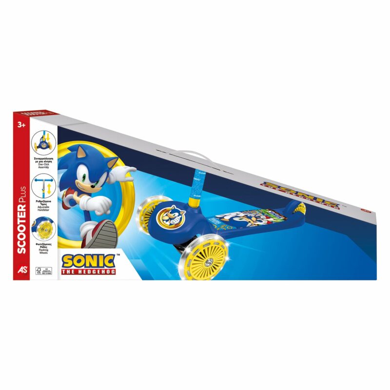 AS Scooter Plus Sonic με Φωτιζόμενες Ρόδες για 3+ Ετών 5940775