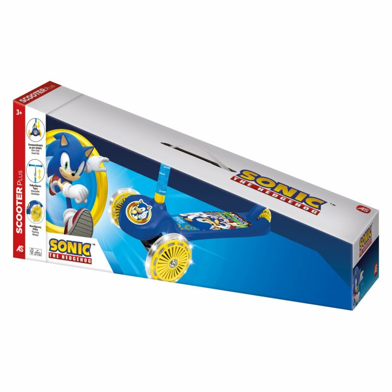 AS Scooter Plus Sonic με Φωτιζόμενες Ρόδες για 3+ Ετών 5940776