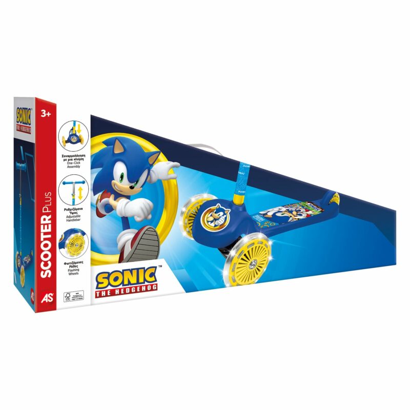 AS Scooter Plus Sonic με Φωτιζόμενες Ρόδες για 3+ Ετών 5940777