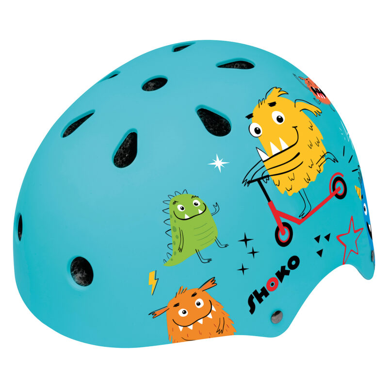 Shoko Παιδικό Κράνος Με Φως Minty Monsters 4982257