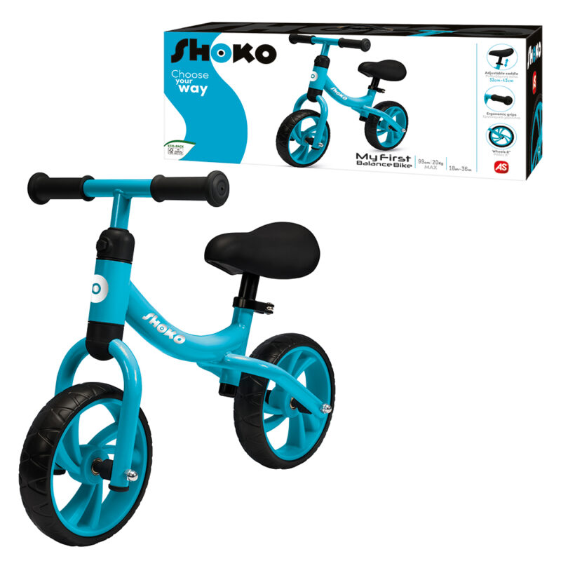 Shoko Παιδικό Ποδήλατο Ισορροπίας Σε Μπλε Χρώμα Για Ηλικίες 18-36 Μηνών