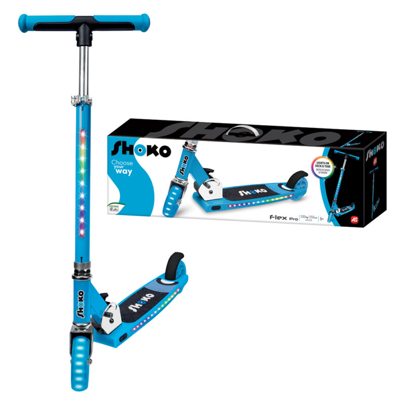 Shoko Παιδικό Πατίνι Flex Pro Με 2 Ρόδες Σε Μπλε Χρώμα Για 5+ Χρονών 3347708