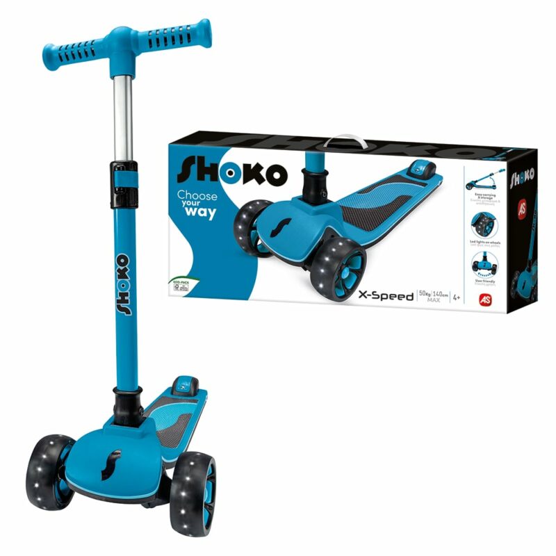 Shoko Παιδικό Πατίνι X-Speed Με 3 Ρόδες Σε Μπλε Χρώμα Για 4+ Χρονών 5683974
