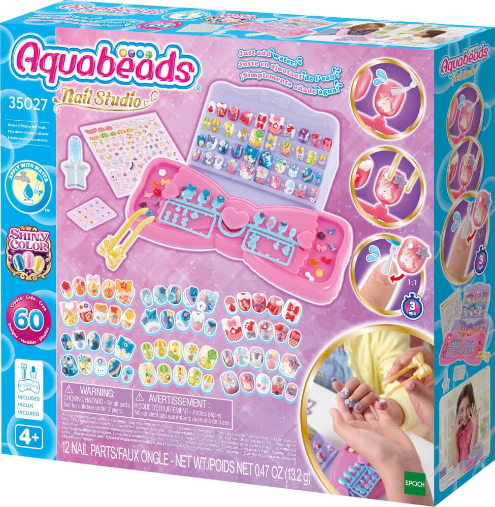 AQUABEADS NAIL ART DESIGN ‘N’ DISPLAY NAIL STUDIO 5054131350270