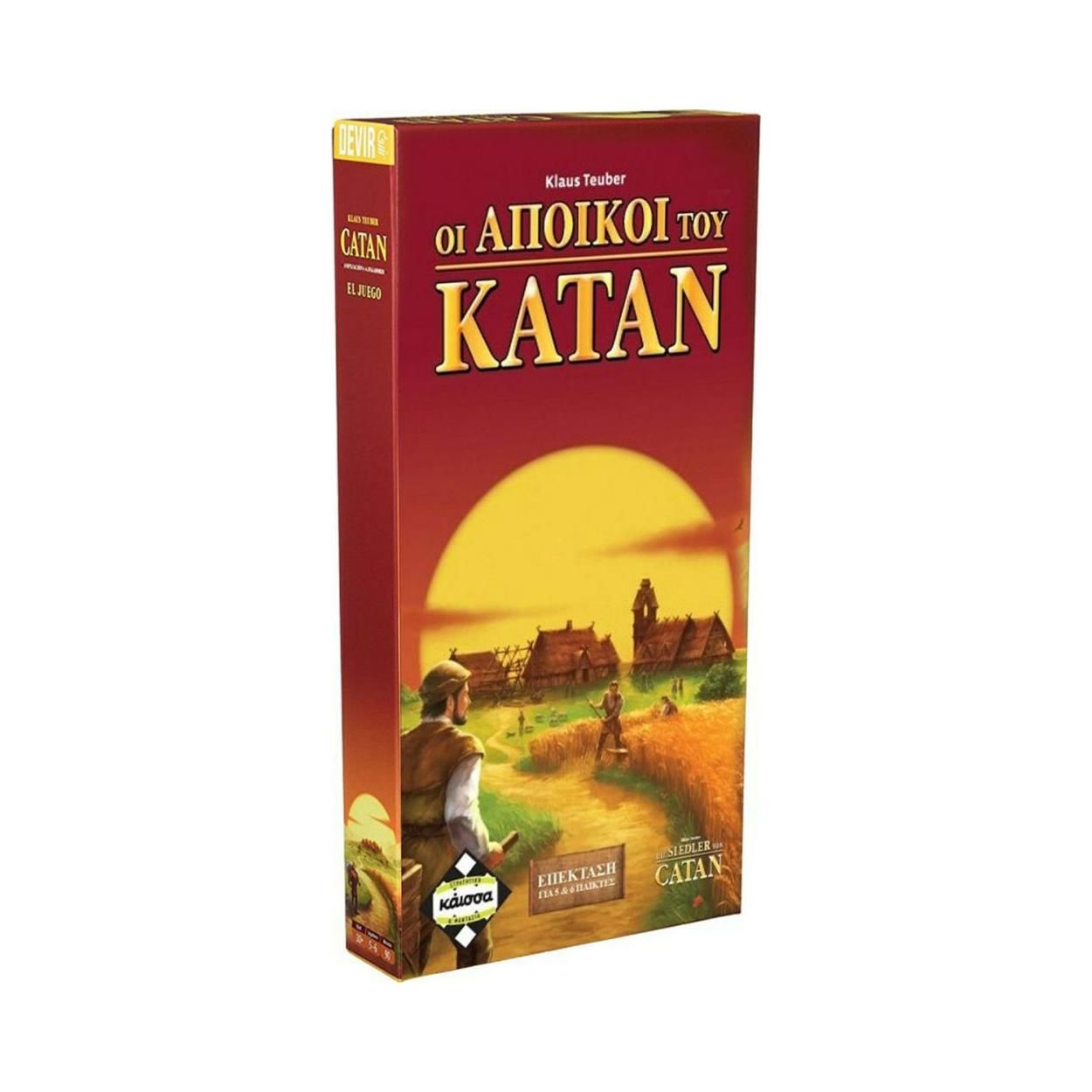 CATAN ΕΠΕΚΤΑΣΗ 5-6 ΠΑΙΚΤΕΣ (ΝΕΑ ΕΚΔΟΣΗ) - KA115142 5205444115142