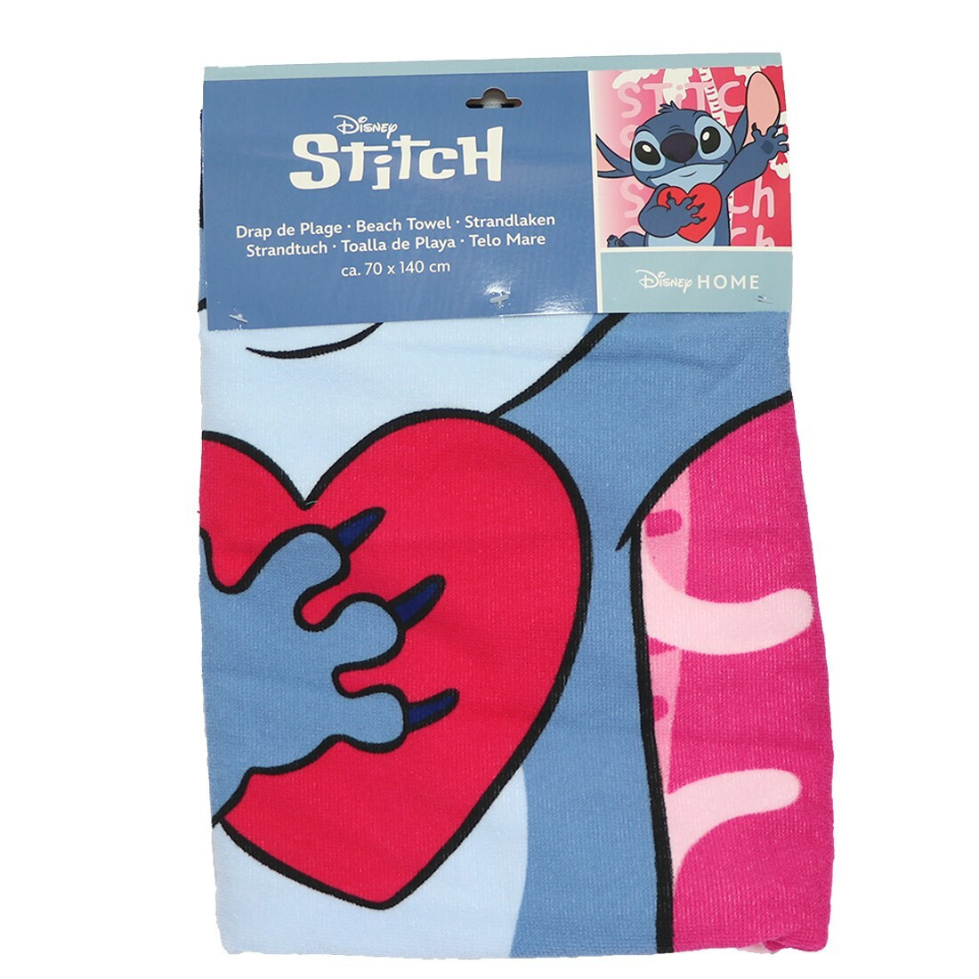 Disney Lilo and Stitch Aloha-Surfer Πετσέτα μπάνιου, Πετσέτα θαλάσσης 70×140 εκ (Fast Dry) - Image 2