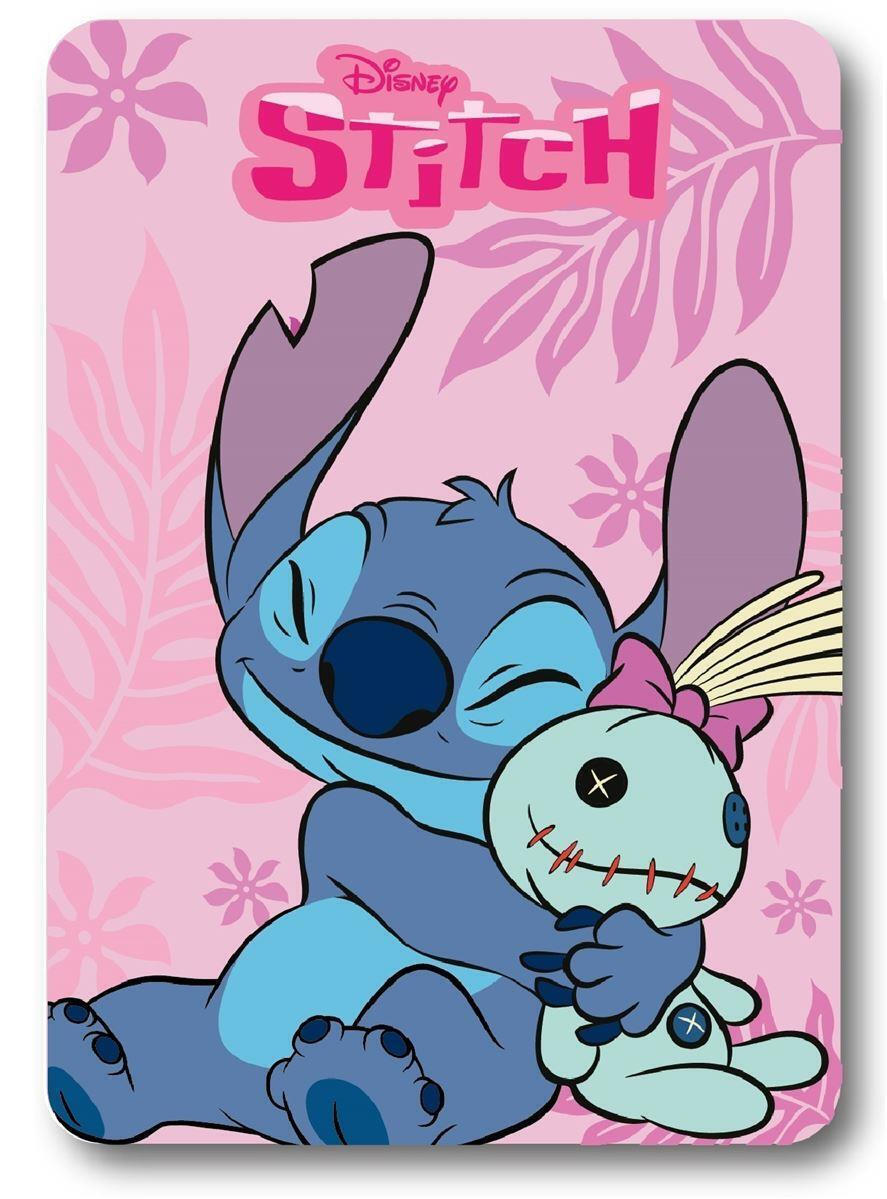 Κουβέρτα Fleece Disney Home Stitch 25 100X140 Pink 100%