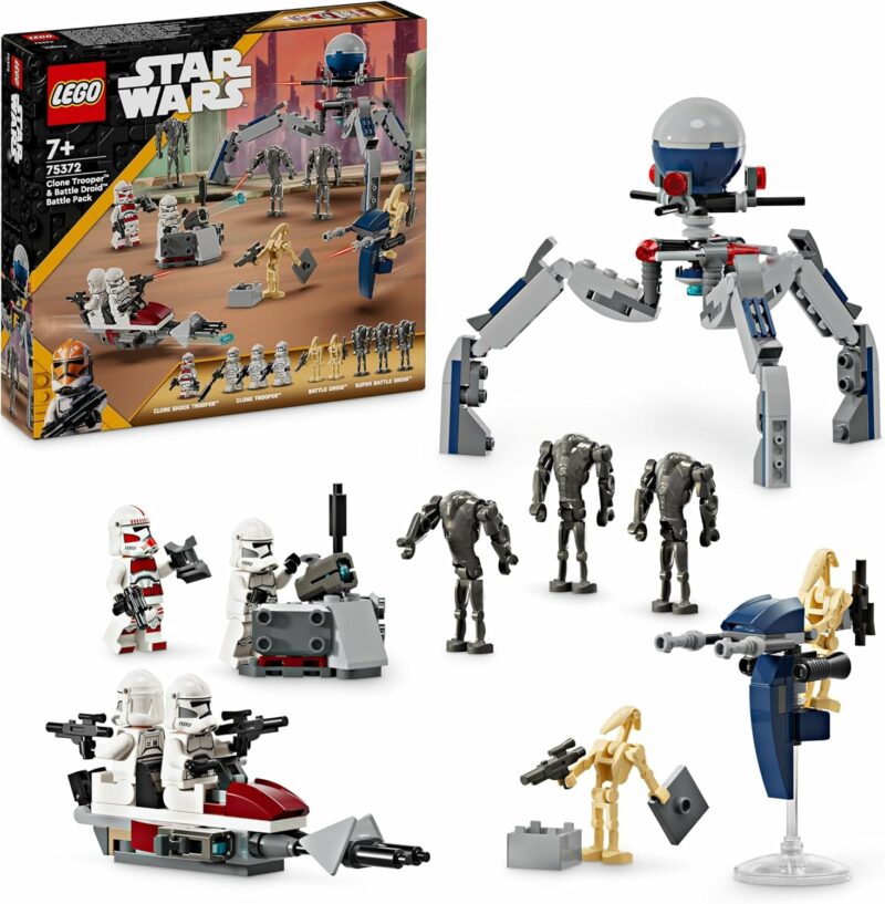 LEGO® STAR WARS™: CLONE TROOPER™ & BATTLE DROID™ BATTLE PACK 5702017584317 5618801