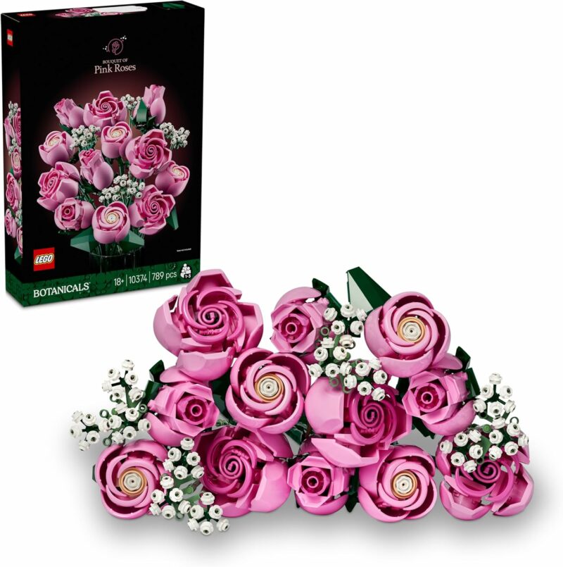 LEGO® BOTANICAL COLLECTION: BOUQUET OF PINK ROSES 5702017864457 5618817