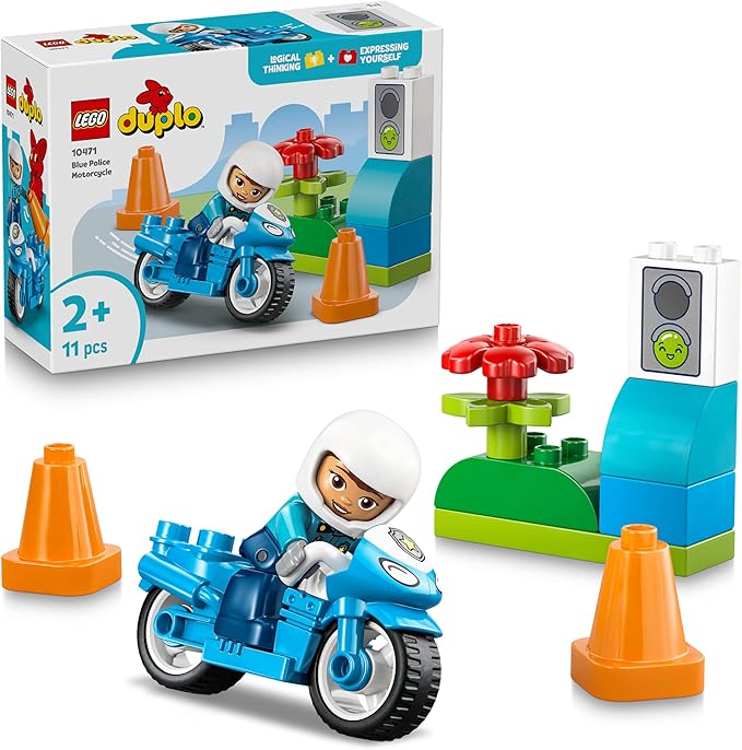LEGO® DUPLO®: BLUE POLICE MOTORCYCLE 5702018032015 5618234