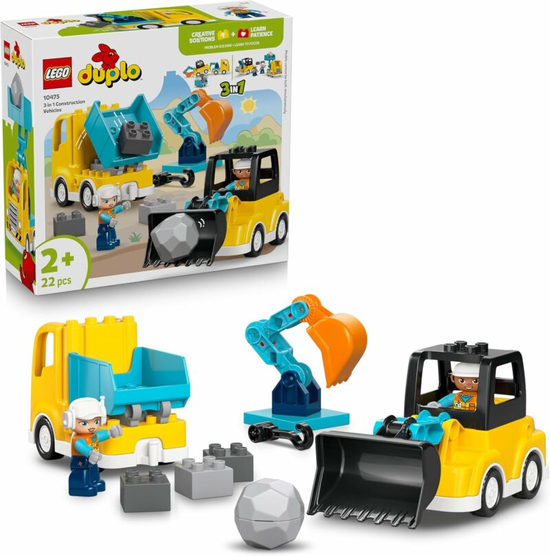 LEGO® DUPLO®: 3 IN 1 CONSTRUCTION VEHICLES 5702018032022 5619296